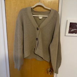 Button Front Cardigan